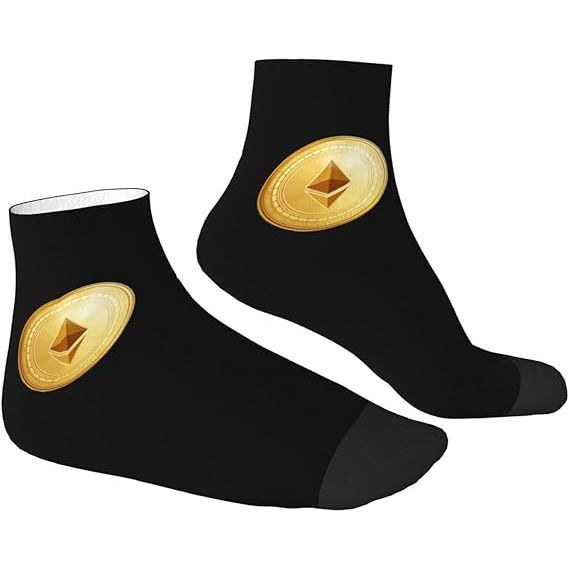 Flag of Ethereum Exceptional Breathable Ankle Socks | Comfortable, Stylish, And Durable for Men and Women image