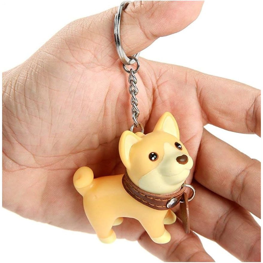 The DomeStar Cute Dog Key Chain is a stylish and adorable accessory that is perfect for both boys and girls, kids, children, and adults alike. The key chain features a Shiba Inu design, which adds a charming and playful element to your keys or bag.