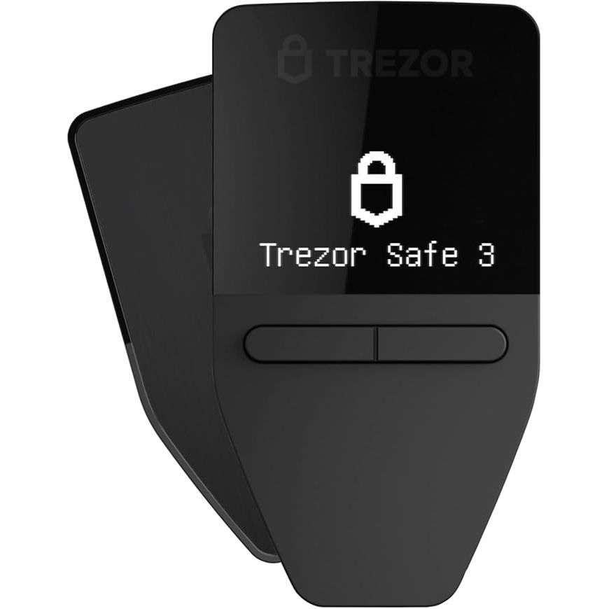 Trezor Safe 3 is a cryptocurrency hardware wallet that provides a secure and convenient way to store and manage digital assets. It features an added layer of security with a passphrase function, which allows users to create an additional phrase for added protection of their funds.