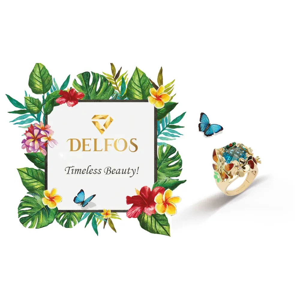 Delfos Jewellery offers a delightful selection of fine accessories that cater to a wide audience, ranging from the youthful spirit seeking contemporary designs to the more seasoned individuals who appreciate the classic elegance of luxurious pieces. With a reputation for impeccable service, the staff at Delfos Jewellery is known for their hard-working ethos and kind personalities, ensuring every shopping experience is both engaging and personal.

The boutique presents an array of jewellery that, despite being seen as an investment due to its premium positioning in the market, remains accessible to those who value affordability without compromising on style. Delfos Jewellery's offerings radiate sophistication and have earned accolades for their exquisite designs, establishing the brand as a top-rated destination for those in pursuit of something truly special.

Understanding the diverse needs and preferences of their clientele, Delfos Jewellery is committed to providing an exceptional array of pieces that garner admiration and are perfect for life's many occasions. The harmonious blend of quality, service, and captivating aesthetics makes Delfos Jewellery a noteworthy establishment in the realm of fine accessories. Description by ChatGPT.