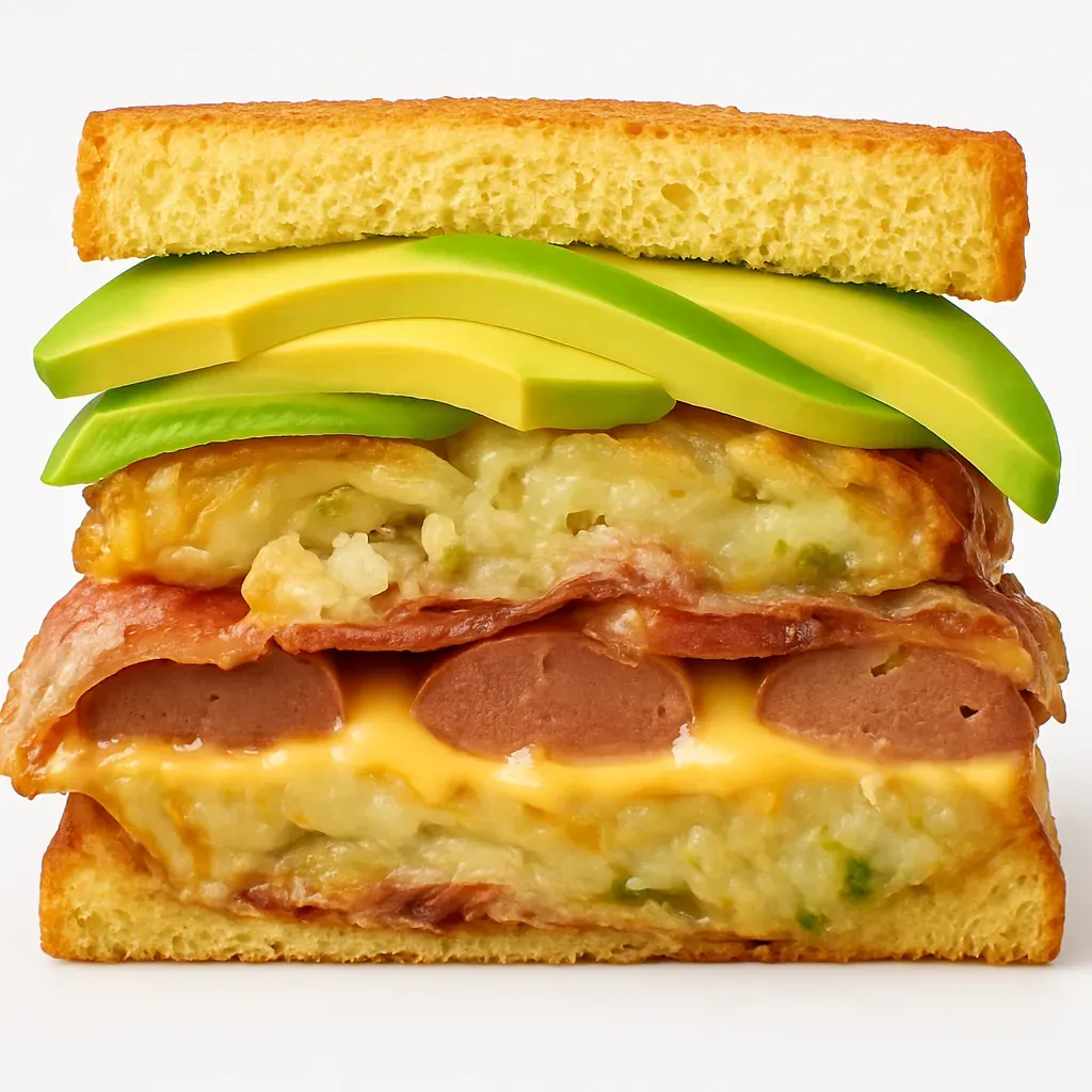 The Ultimate Grilled Cheese Sandwich elevates the classic comfort food with a blend of gourmet cheeses and irresistible flavors. This sandwich features a crispy and golden exterior, with a gooey, melt-in-your-mouth center.