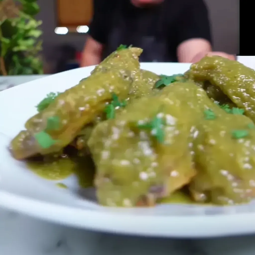 Tomatillo Chicken Wings image