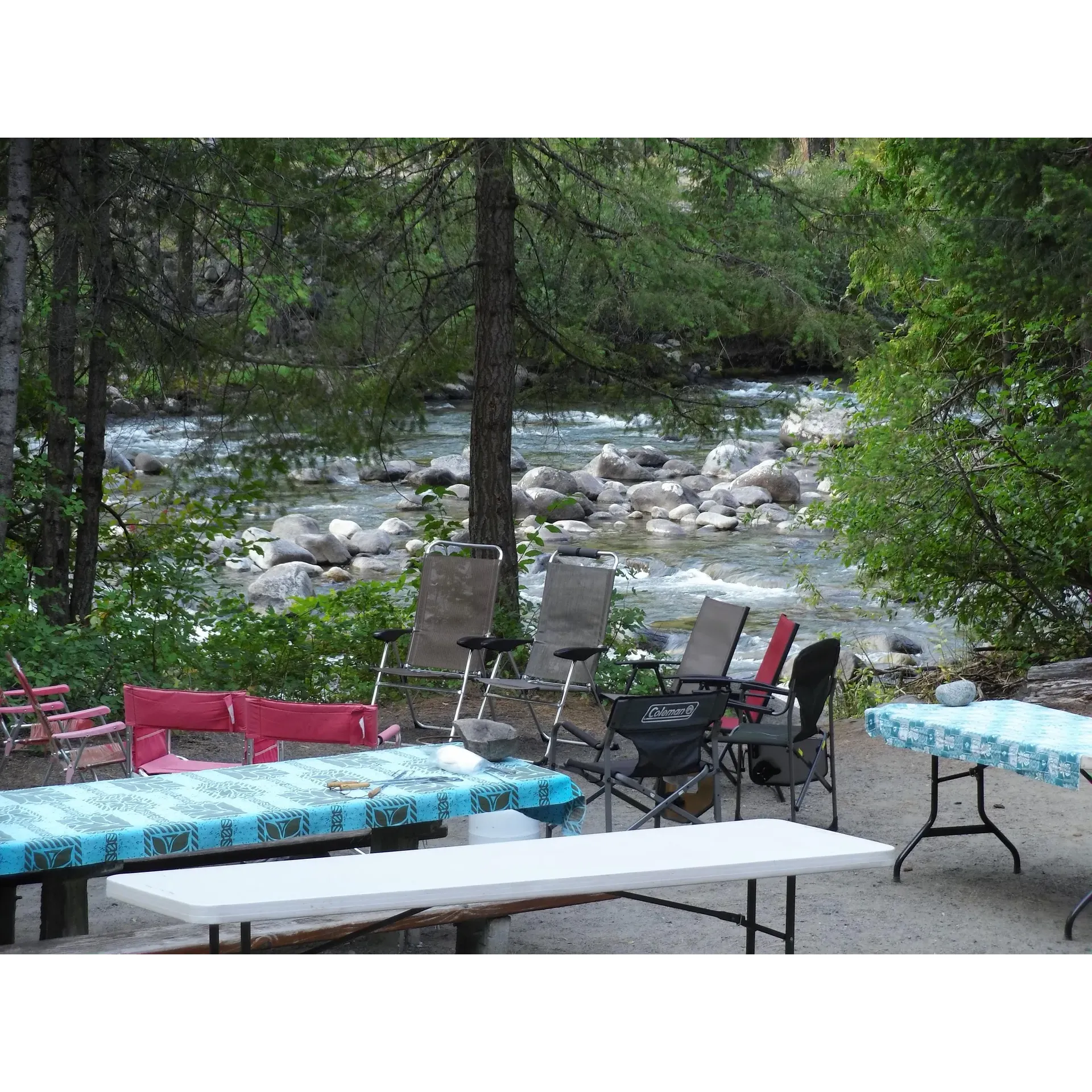 Surrounded by the tranquil beauty of the Icicle River and majestic mountain landscapes, Eightmile Campground offers a serene retreat for nature lovers and outdoor enthusiasts. Loved by guests for its pristine environment and impeccably maintained grounds, this campground is a gem just a stone's throw from the charming downtown Leavenworth.

Visitors can bask in the delight of shaded, private sites that afford a sense of seclusion and intimacy with nature. With select sites offering direct river access, adventurers can dip their toes into the cool, refreshing waters or seek out more secluded spots along the river for quiet contemplation or a leisurely picnic.

Renowned for its friendly and helpful hosts, the campground ensures a welcoming atmosphere where all feel at home. Whether you're soaking up the sun or enjoying a hike along the numerous trails that trace the river and beyond, Eightmile Campground caters to those seeking a peaceful getaway without the distractions of the modern world, often facilitating an unplugged experience as there is little to no cell service.

The well-positioned restrooms are heralded for their cleanliness, and firewood is conveniently available onsite to enhance the rustic camping experience. With the option of first-come, first-serve sites, spontaneous travelers have the opportunity to find a cozy spot in this sought-after location.

Embrace the crisp mountain air during a tranquil night’s sleep, as respectful fellow campers observe quiet hours, ensuring that everyone can listen to the soothing sounds of nature. Whether you visit in the lush summer months or the quiet of early May, Eightmile Campground provides an idyllic setting for both the casual camper and the avid hiker, making it a truly splendid outdoor escape. Description by ChatGPT.