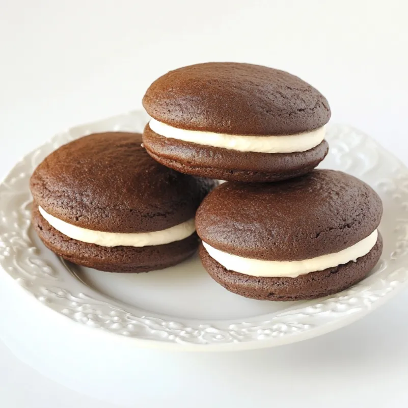 Whoopie Pies are a classic American treat with a fun name and an even more delightful taste. These treats consist of two soft, chocolate cookie cakes sandwiching a fluffy, creamy vanilla filling. They are like a cross between a cookie, a cake, and a pie, with their origins tracing back to the Amish communities.