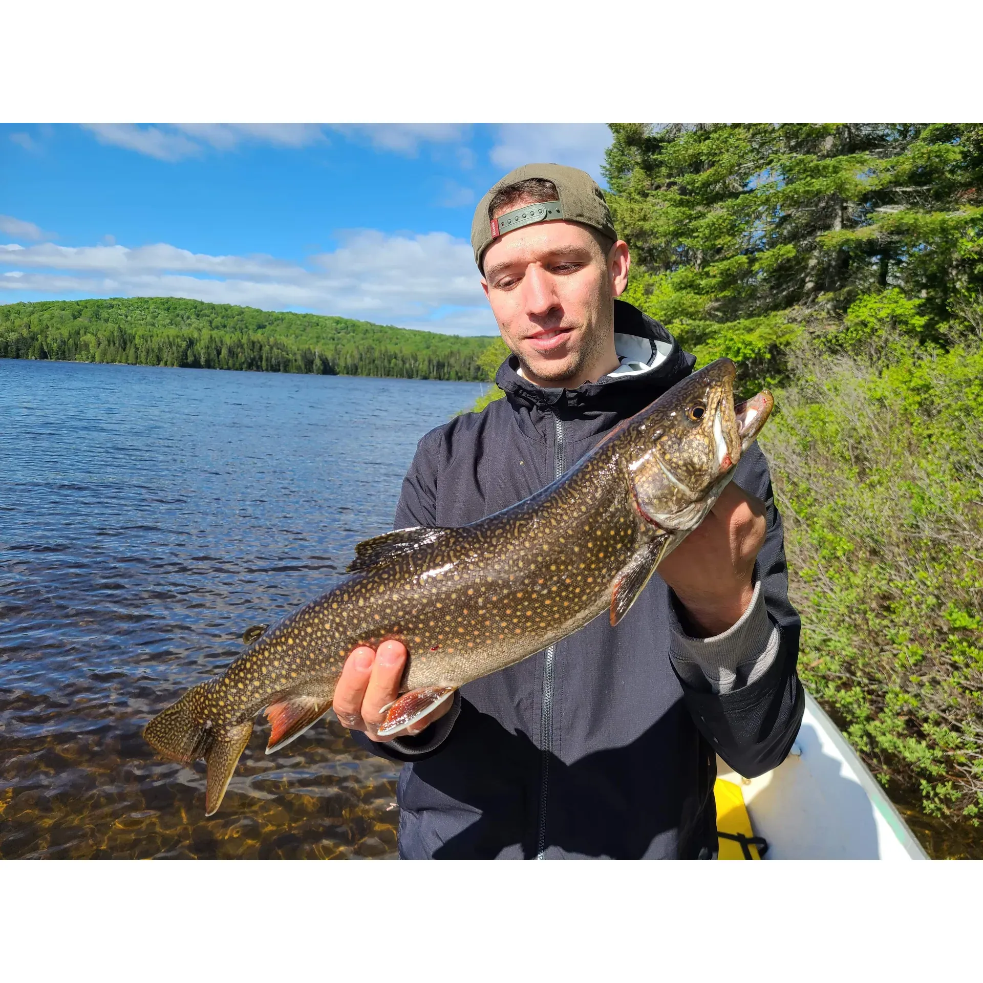 Lac Trembley emerges as a treasured outdoor destination for camping and fishing enthusiasts alike. Here, the campsite exudes superb quality with its well-maintained grounds, offering visitors a serene escape into nature. The sprawling landscape provides ample space for setting up tents and RVs, allowing for a comfortable and relaxing stay under the stars.

At the heart of this outdoor haven lies a magnificent fishing lake, drawing anglers from near and far. The lake is renowned for its clear waters and abundant aquatic life, making it an ideal spot for both amateur anglers and seasoned pros to cast their lines. The tranquil environment offers a picturesque backdrop for a day spent waiting for the perfect catch, and the gentle lapping of the lake's waters against the shore creates a soothing soundtrack for the angling adventure.

Adding to the charm of Lac Tremblay is the warm and welcoming atmosphere that embraces both two-legged guests and their four-legged companions. The campsite’s pet-friendly policy ensures that visitors can enjoy their stay alongside their beloved dogs, fostering an inclusive environment where furry friends can run, play, and explore the natural beauty of the surroundings.

Visitors frequently extol the campsite's friendly vibe and the overall pleasantness of their experiences at Lac Tremblay. It’s a place where the stresses of daily life melt away, where nature’s allure beckons, and where memories are made in the great outdoors. Whether seeking a place to unwind by the fireside, an adventure on the water, or simply a peaceful retreat with a canine companion by one's side, Lac Tremblay stands as an idyllic choice for a getaway that truly resonates with the heart of outdoor living. Description by ChatGPT.