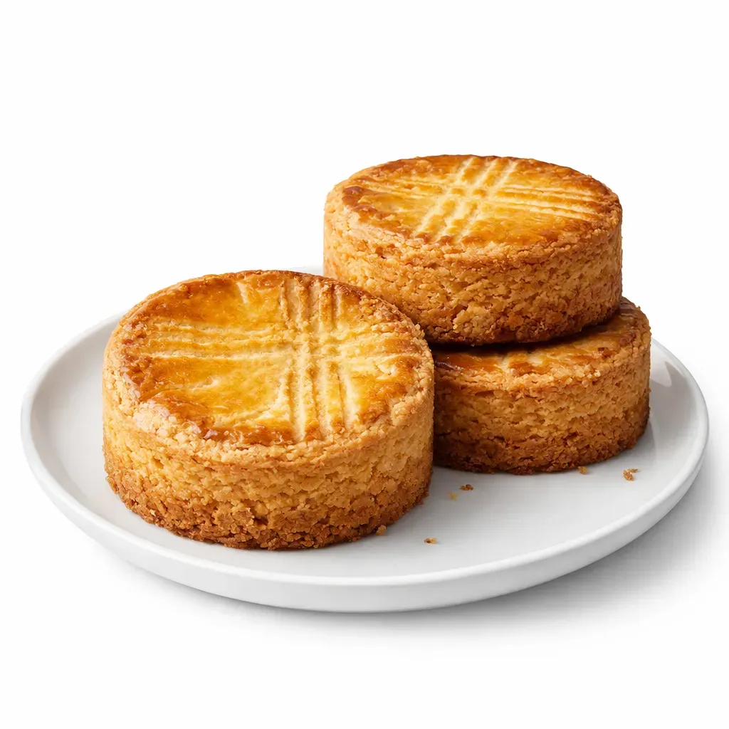 A classic French shortbread cookie with a delicate, buttery flavor from the use of salted butter, providing a delightful balance and sophisticated touch to your tea-time.