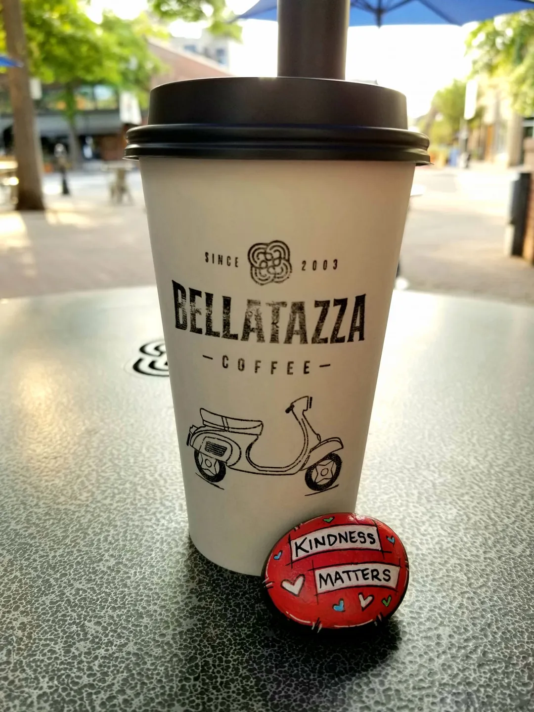 Celebrating the individuality and dedication of a genuine independent coffee shop, Bellatazza stands out with exceptional customer service, thanks to its super nice team. Coffee lovers are drawn from afar by their masterfully created Cortado and irresistibly delicious marionberry scones, setting a high standard for competitors to follow. 