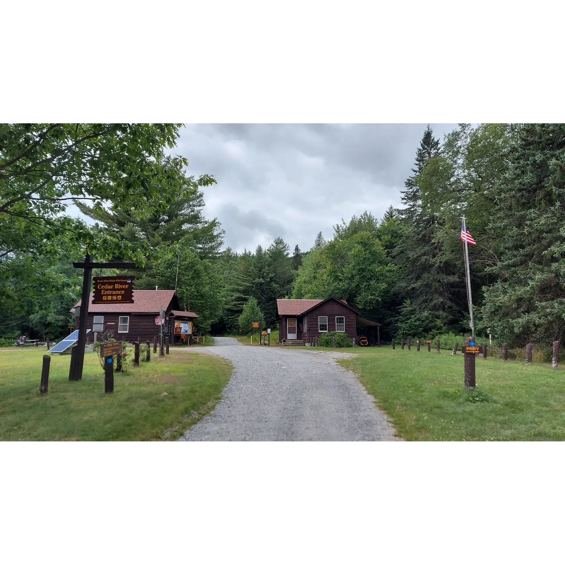 Cedar River Campsites offer a serene and picturesque getaway for outdoor enthusiasts looking to immerse themselves in the splendor of the Adirondacks. Favored by return visitors for its breathtaking views and abundant fishing opportunities, the campgrounds present an idyllic setting for creating memories with loved ones, particularly for those like a father and son bonding over shared adventures.

With a selection of well-maintained sites, Cedar River Campsites provides an appealing and inviting experience for those interested in tenting close to nature. While these sites offer a sense of seclusion, they also afford campers a community ambiance where one can enjoy their privacy without feeling isolated. Conveniently located pit toilets serve guests, ensuring essential facilities are within reach while maintaining the campground's natural aesthetic.

The proximity to Cedar River Flow is a boon for water sports aficionados, with pristine conditions for kayaking and canoeing right on the doorstep. Anglers find particular delight here, casting their lines into the thriving waters during peak fishing seasons. Nearby, a charming creek adds to the ambience and the selection of local hikes invites explorers to discover the area's diverse landscapes.

For those lucky enough to secure premier spots, the camping experience is elevated by the presence of tranquil ponds and the site's natural beauty, which is complemented by the potential for spotting wildlife and a rich variety of flora.

Whether you seek the perfect spot for quiet reflection, yearn for the thrill of a fish tug at the end of your line, or wish to paddle in tranquility, Cedar River Campsites provide a stunning backdrop for all types of adventurers and nature lovers. Ready to wrap you in the essence of the wilderness, it is indeed a favored destination amidst the vast beauty of the Daks. Description by ChatGPT.