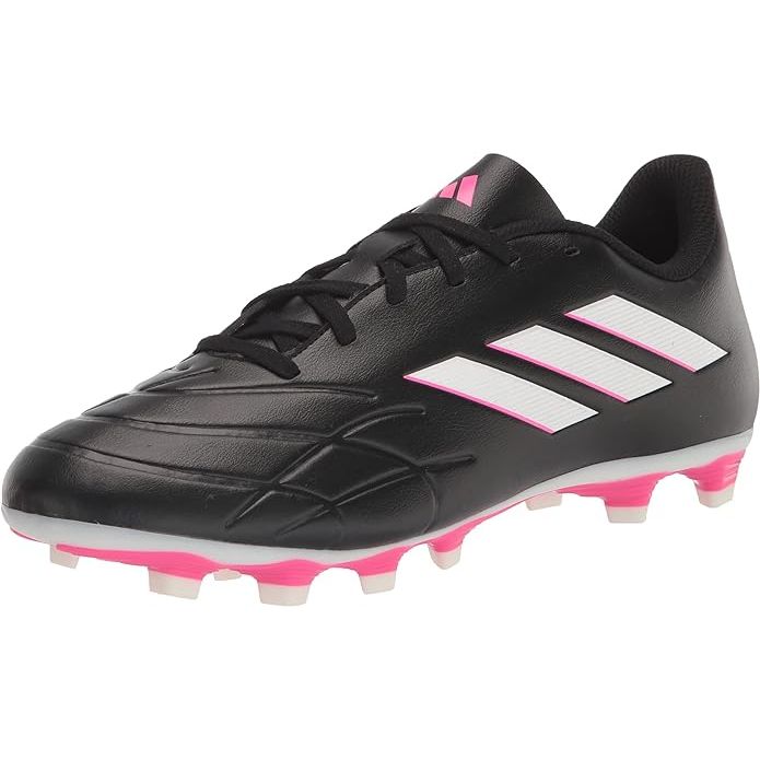 The adidas Unisex-Adult Copa Pure.4 Flexible Ground Soccer Shoe is a versatile and durable option for soccer players of all levels. This shoe is designed to provide excellent traction and stability on various playing surfaces, making it ideal for both natural grass and artificial turf fields.