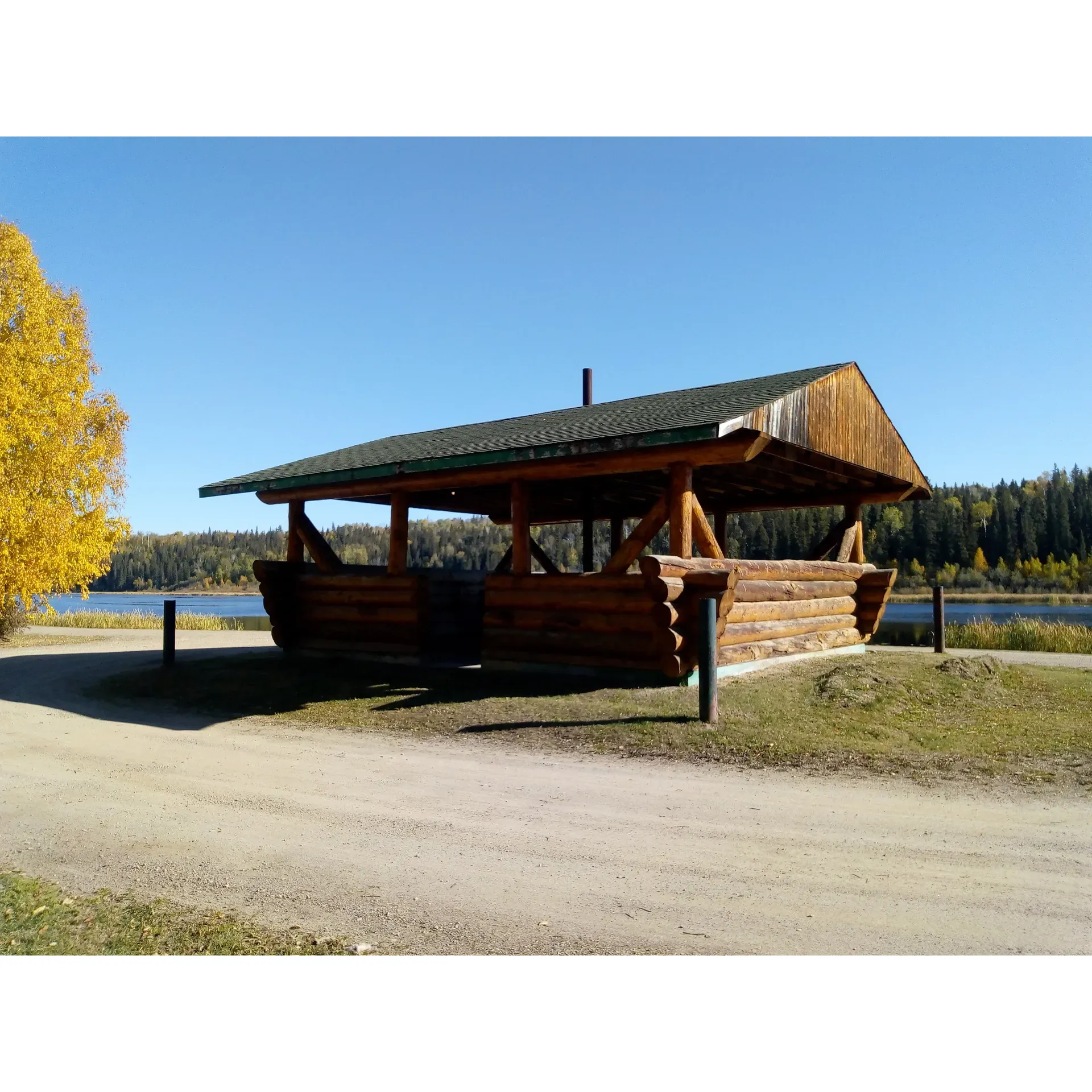 Hay Lake Campground offers a serene outdoors experience, boasting an array of natural beauty and local wildlife that makes for a memorable stay under the stars. Visitors can expect beautiful trails surrounding the lake, perfect for a leisurely walk or a family adventure. In winter, these trails become a playground for children to sled, adding a touch of seasonal magic.

The campground comes equipped with essential amenities such as a gazebo for gatherings and shelter, as well as washroom facilities for visitor convenience. Abundant in wildlife, Hay Lake is a haven for nature enthusiasts eager to observe local fauna - from majestic Bison and elegant Trumpeter Swans to the vibrant yellow-breasted grosbeaks. Depending on the time of year, one may even catch a glimpse of bears, wolves, deer, or stray dogs, roaming in their natural habitat.

During the warm weather season, from May through October, the campground offers free camping, with the added comfort of having firewood readily available and access to good quality potable water that is tested weekly, ensuring a safe and enjoyable stay.

Hay Lake Campground presents an inviting atmosphere for those looking to escape to the great outdoors in the Northwest Territories, just a stone's throw away from Ft Liard. Whether staying for an overnight visit or for a lengthier retreat into nature, visitors will find solace in the quiet and tranquility offered by this charming outdoor escape. Description by ChatGPT.