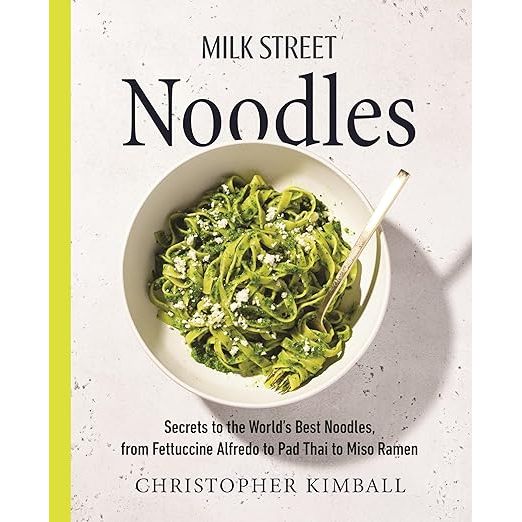 Milk Street Noodles: Secrets to the World's Best Noodles is a cookbook by Christopher Kimball, the founder of Milk Street Magazine and former host of America's Test Kitchen. The book offers a range of noodle recipes from different culinary traditions, including Italian, Thai, and Japanese.