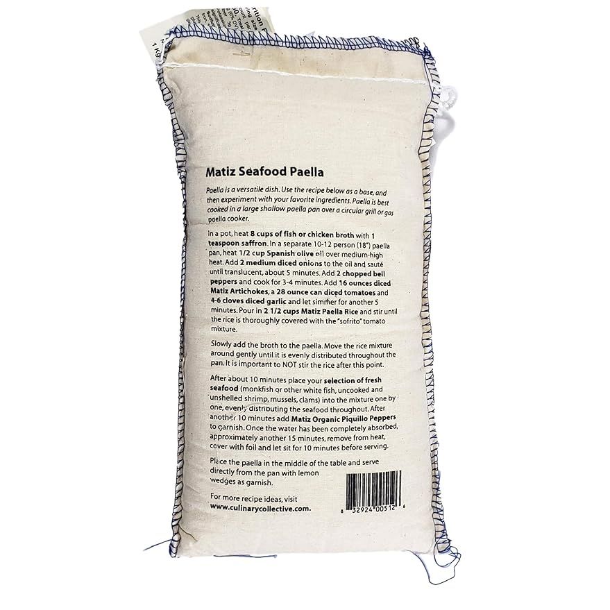 Matiz España Bomba Paella Rice is a premium rice product from Spain that is ideal for making traditional Spanish dishes such as paella. This specific type of rice is known for its firm texture and ability to absorb flavors well, making it perfect for creating a delicious and authentic paella.