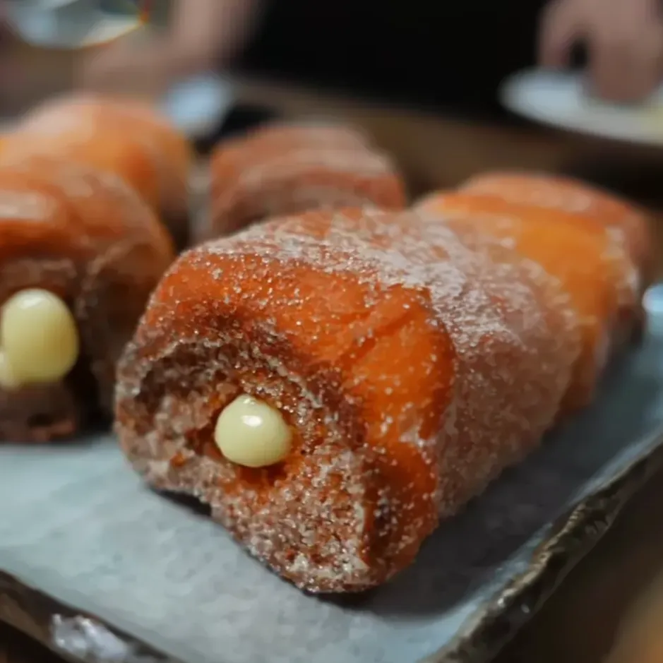 Filled Donuts (Hawaiian Rolls with Vanilla Cream) image