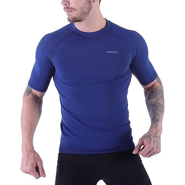 The Men's Diving Rash Guard Swim Shirt is designed to provide protection and comfort for men while engaging in water sports activities. It features a loose fit design that allows for easy movement and flexibility in the water. The material used is quick-dry and breathable, keeping the wearer comfortable even when wet.