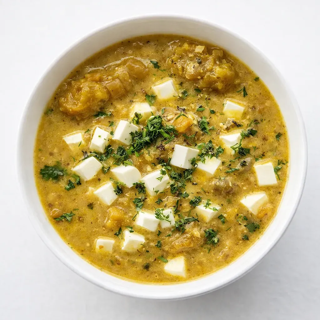 A traditional Ecuadorian dish known for its hearty, soothing qualities, combining plantains, fresh cheese, and aromatic vegetables.