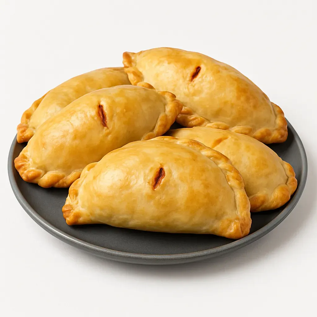 Delicious empanadas filled with Serrano ham and mozzarella cheese, perfect for a quick meal or savory snack.