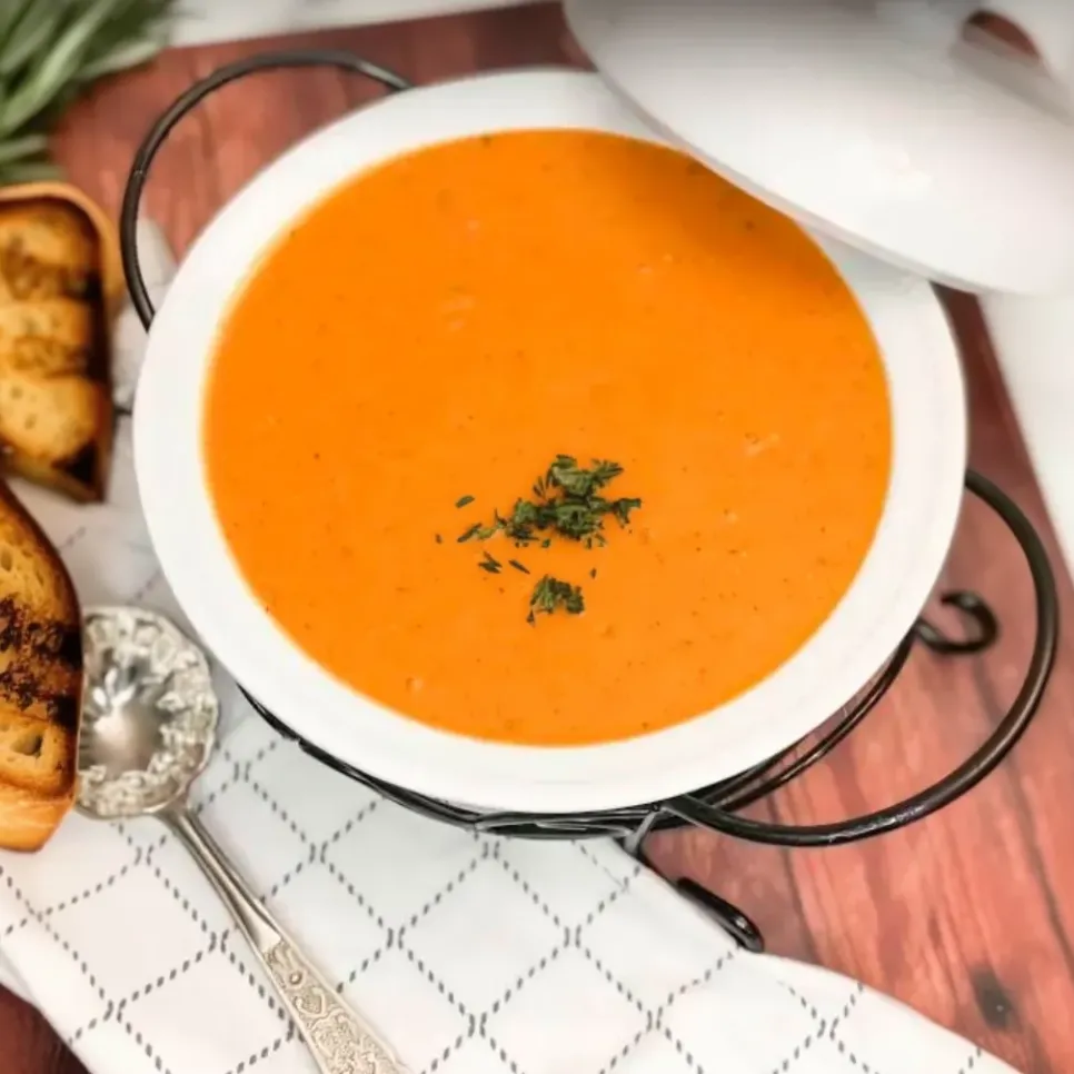 Experience the comforting warmth of a homemade hearty red lentil soup that's packed with nutrients and rich flavors. Perfect for a cozy night in or when you crave something deliciously filling and easy to make.