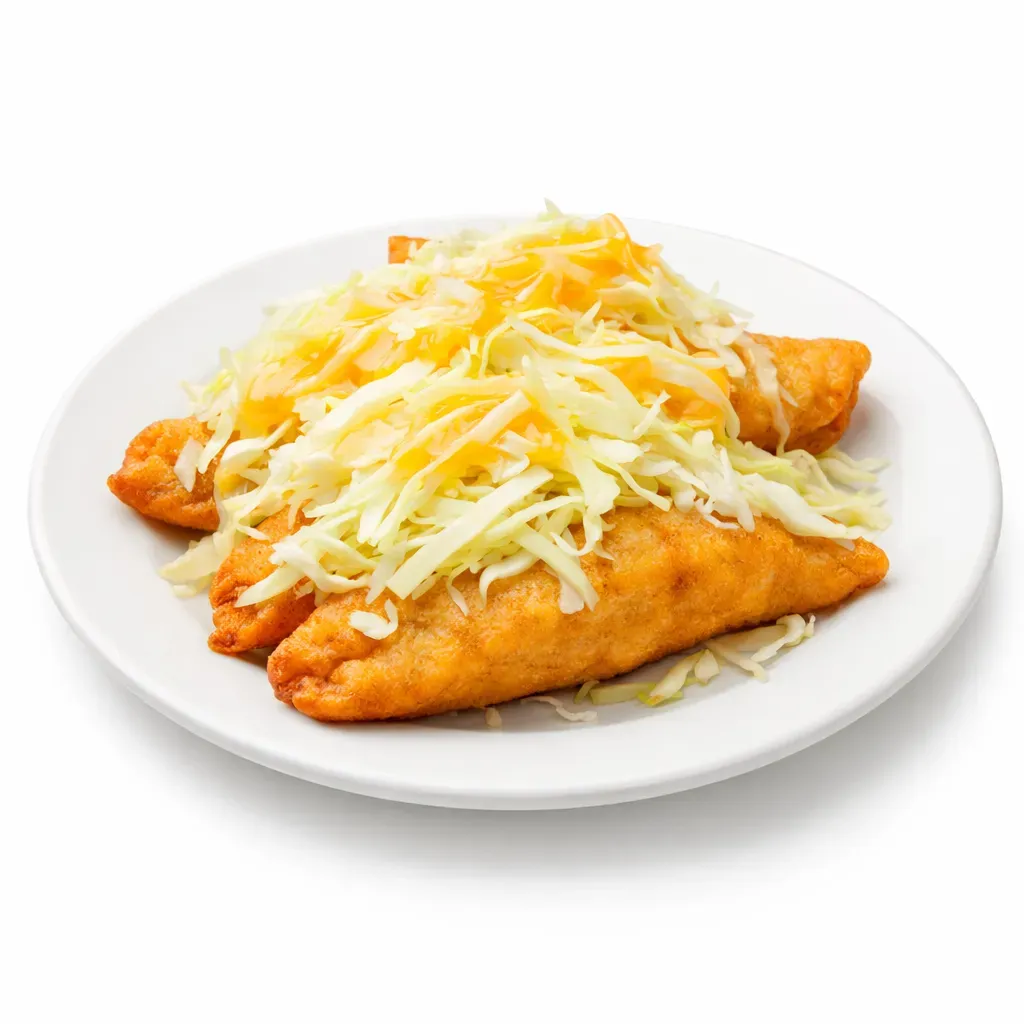 Experience the rich flavors of Guatemalan cuisine with Dobladas—crispy turnovers filled with seasoned ground beef, potatoes, and fresh vegetables, served with spicy tomato sauce.