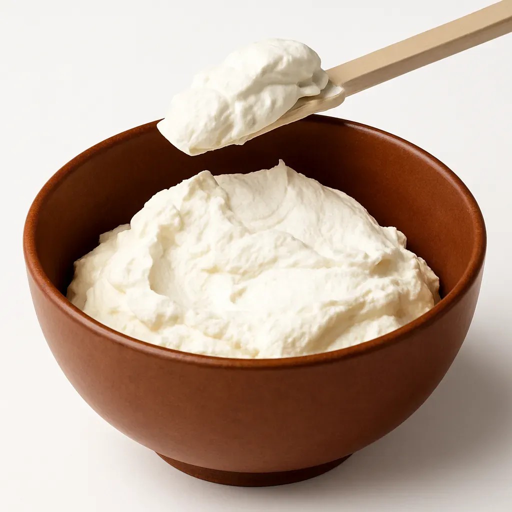 A rich and tangy cultured dairy product similar to yogurt, but regarded as a fresh curd cheese in Iceland, easily made with a yogurt maker.