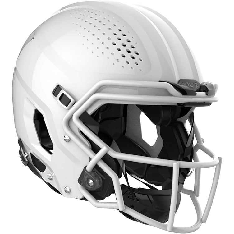 The VICIS ZERO2 Varsity Football Helmet is a top-of-the-line helmet designed to provide advanced protection for high school and college football players. It features the latest technology in helmet construction, including a unique outer shell design that helps absorb impact forces and reduce the risk of head injuries.