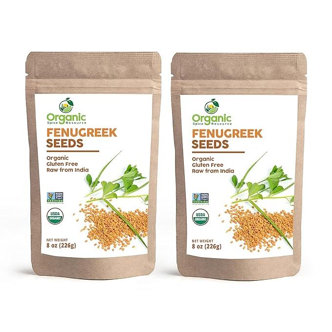 Organic Fenugreek Seeds by SHOPOSR come in a pack of 16oz each with a total of 2 packs per order. These seeds are USDA certified organic and Non-GMO verified project approved, ensuring that they are free from harmful chemicals and genetically modified organisms.