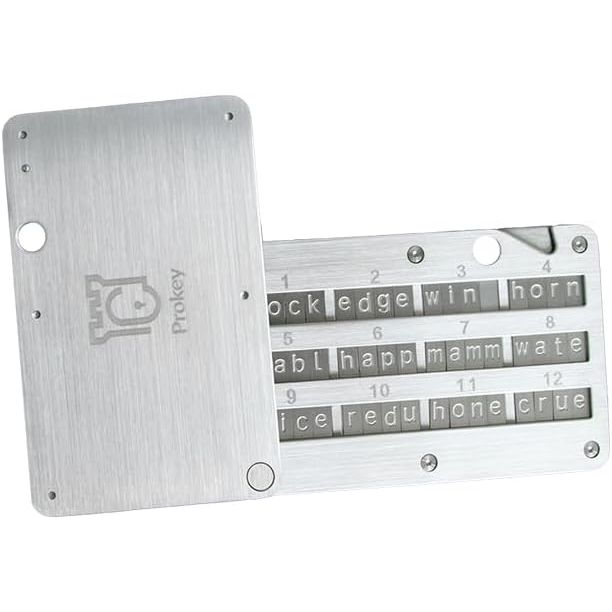 ColdSteel is a durable and secure solution for storing cryptocurrency seed phrases, which are the key to accessing and controlling your digital assets. This metal backup system can hold up to 24 words, ensuring that you are able to recover your wallet in case of loss or damage to your primary storage device.