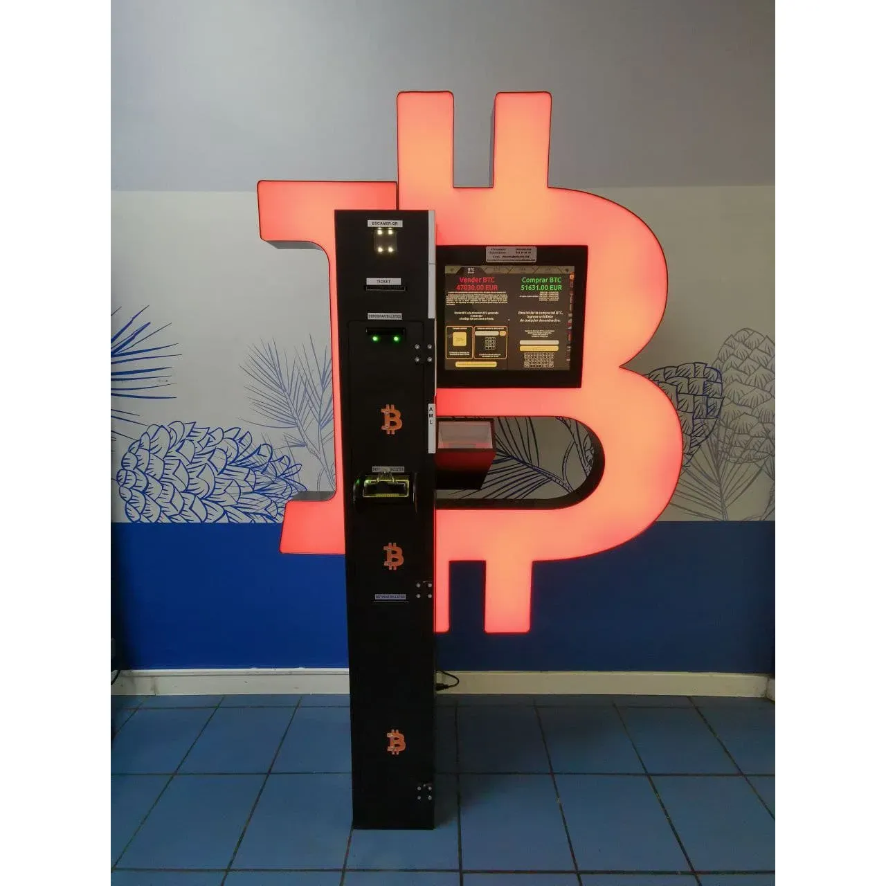 Situated in Vialia shopping center's dynamic restaurant hub, the Bitcoin ATM by Shitcoins.club offers an accessible and convenient way for cryptocurrency enthusiasts to engage in digital transactions. Strategically placed in the bustling corridor linking the vibrant "beyKebap" and the effervescent "Las Rosas" restaurant-brewery, this Bitcoin ATM ensures an easy-to-find location for both seasoned and novice users.

This cutting-edge ATM by Shitcoins.club is applauded for its flawless operation and user-friendly interface. Its presence in the popular restaurant area on the first floor adds an element of modernity to the shopping experience, with customers able to easily park in the free parking available or simply step up from any entrance to find the machine.

Due to its prime positioning within the shopping center and intuitive functionality, it has quickly become a favored stop for those who prioritize both efficiency and enjoyment in their crypto transactions. What's more, its seamless integration into a busy commercial and social environment means that users can effortlessly combine their dining, shopping, and Bitcoin trading activities all within one convenient visit.

Customers have expressed their love for the resourcefulness that the Bitcoin ATM provides, with many becoming regular users due to its ease of use and the much-appreciated addition to the shopping center. As a beacon of the accelerating adoption of cryptocurrency, this Bitcoin ATM promises a smooth and enjoyable experience for the crypto-savvy clientele. Description by ChatGPT.