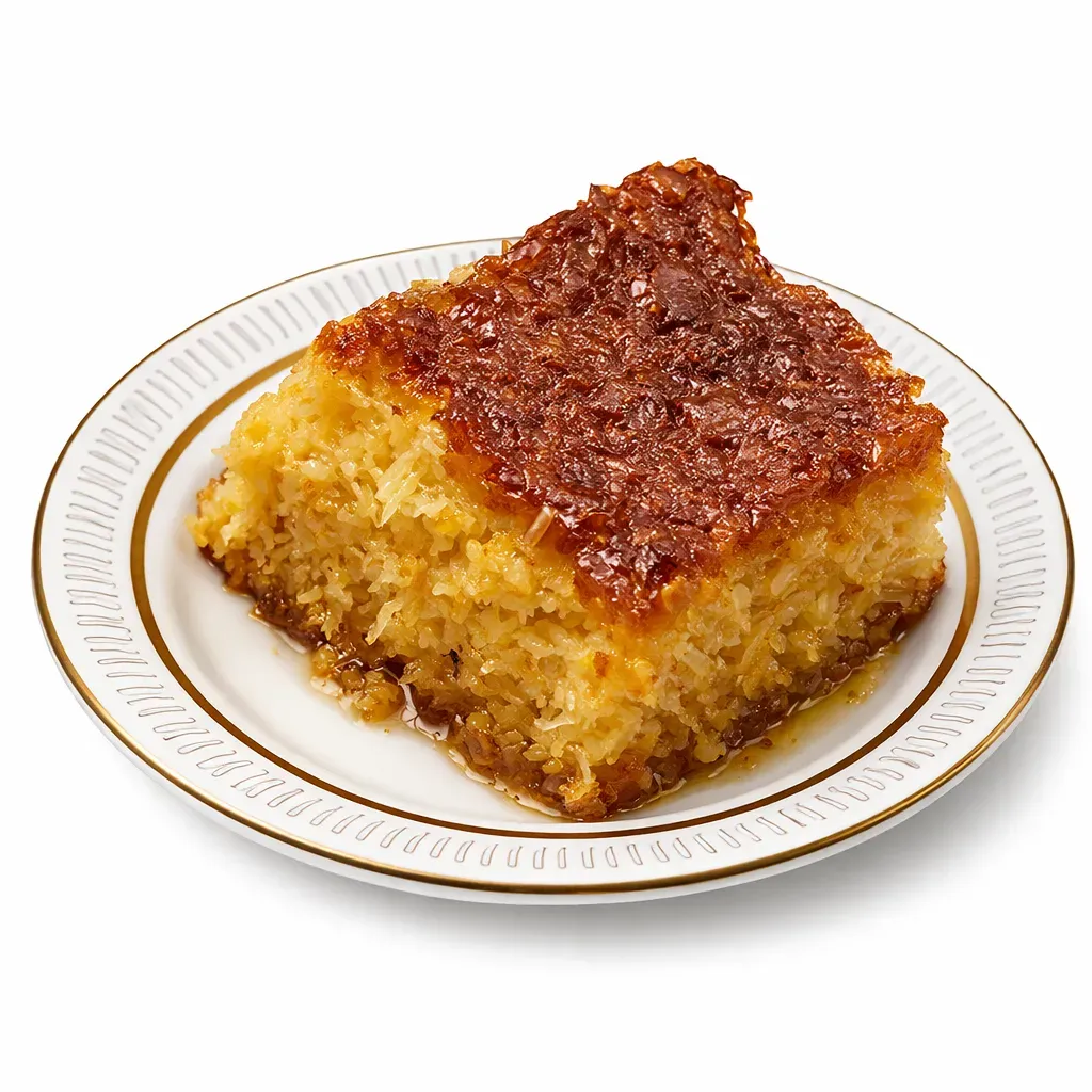 A remarkable syrup cake that combines delicate layers of phyllo dough with vibrant oranges for a delightful Greek dessert.