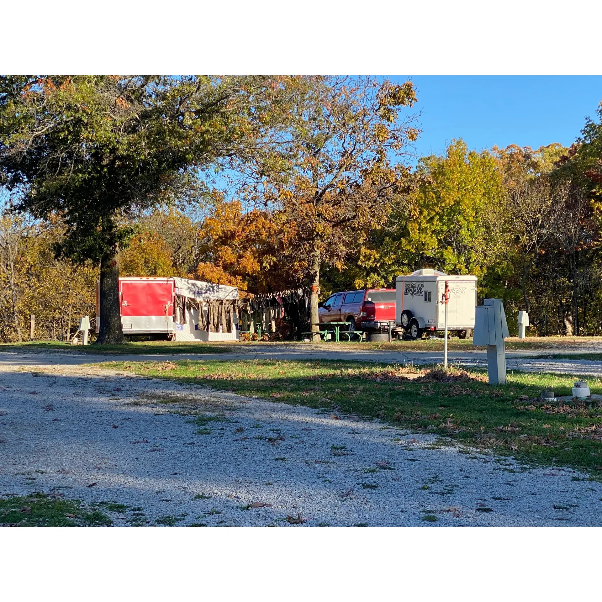 Honey Creek State Park North Campground is a tranquil retreat for outdoor enthusiasts and families alike, renowned for its serene atmosphere and proximity to aquatic adventures. Perfectly situated near a boat ramp, this campground is a haven for boaters and anglers looking for convenient access to the water. The grounds boast a modern bath and shower house that is well-maintained, providing guests with comfort and cleanliness throughout their stay—even during the quieter months of late October.

Visitors can look forward to camping in a pristine environment where natural beauty is on full display. The campground's well-kept facilities ensure an enjoyable and hassle-free outdoor experience. It's a charming destination that leaves a lasting impression, with many guests cherishing good childhood memories forged amidst the campground's peaceful surroundings. Whether seeking a quiet weekend getaway or a memorable family camping trip, Honey Creek State Park North Campground delivers a delightful outdoor experience surrounded by the calming whispers of nature. Description by ChatGPT.