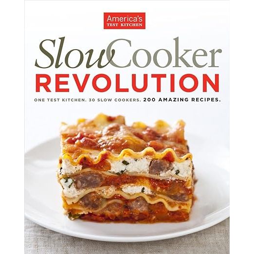 Unlock the secrets of effortless gourmet meals with Slow Cooker Revolution: One Test Kitchen. 30 Slow Cookers. 200 Amazing Recipes. – Your ultimate slow cooker cookbook from the culinary experts at America's Test Kitchen. This comprehensive guide embraces the ease of slow cooking, transforming simple ingredients into culinary masterpieces.