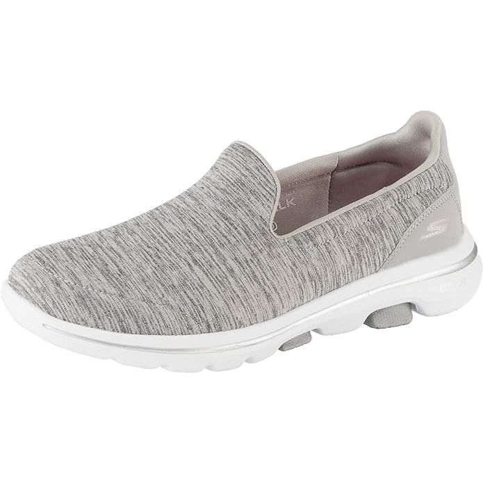 The Skechers Women's Go Walk 5 Honor Sneaker is a popular choice for women looking for a comfortable and stylish option for everyday wear. This sneaker features a lightweight and breathable mesh upper, providing maximum comfort and ventilation for your feet.