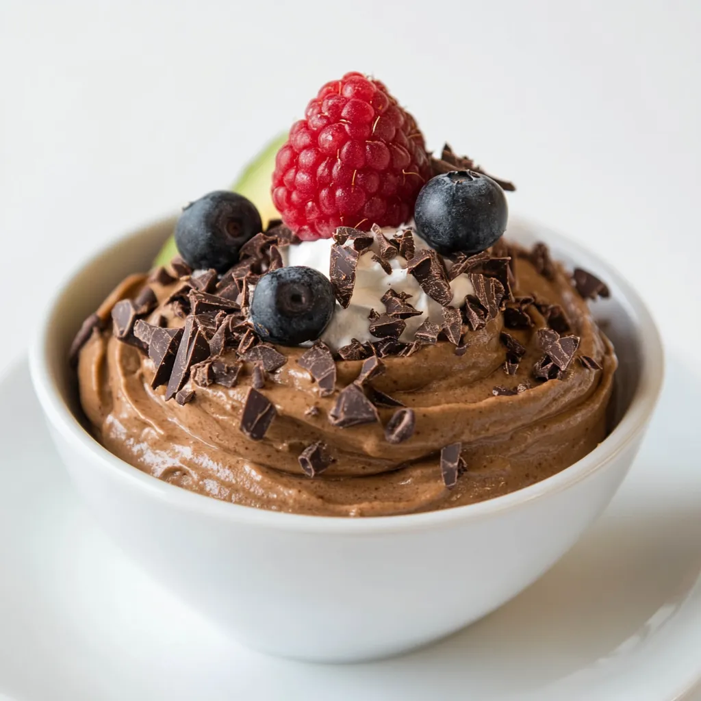 This Avocado Mousse is a creamy and delectable vegan dessert that combines the smooth texture of avocados with the rich flavor of chocolate. No dairy or eggs are used, making it perfect for vegan and lactose-intolerant individuals.