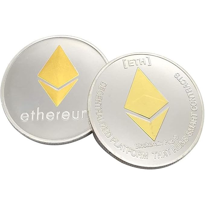 Introducing the gold or silver-plated cryptocurrency, an elegant and stylish addition to any investor's cryptocurrency mining collection. Made from durable metal with a unique luxurious shine, this coin is more than just a collector's item; it's a work of art that can be proudly displayed in an office or home.