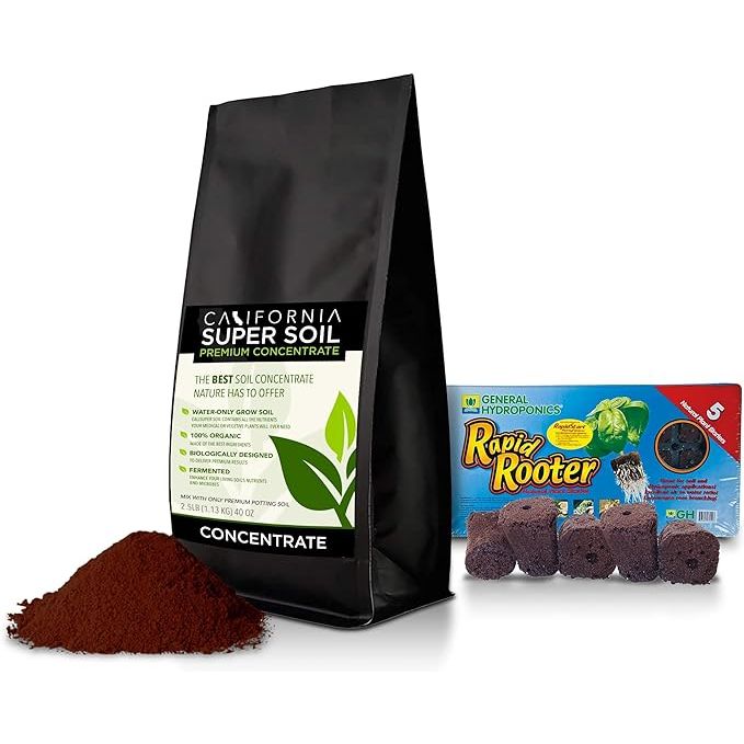 The Bud Grower Premium 100% Organic Super Soil Concentrate is a convenient all-in-one soil amendment that is designed to help grow healthy and robust plants. This product comes in a 5 lb bag of premium soil concentrate that is made with high-quality organic ingredients.