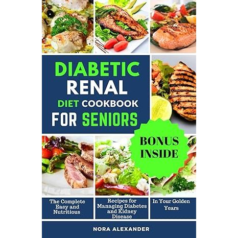 Embark on a journey to wellness with Nora Alexander's Diabetic Renal Diet Cookbook for Seniors, the ultimate culinary compendium tailored for elders combating the dual challenges of diabetes and kidney health.