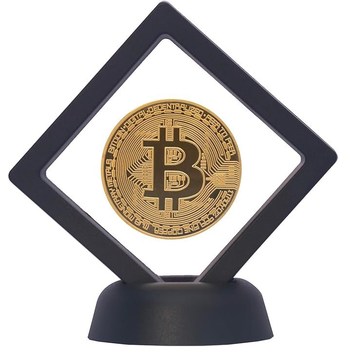 Looking for the perfect gift for the Bitcoin enthusiast in your life? Look no further than this commemorative Bitcoin coin, housed in a quality protective display case. Made from durable plastic, this case ensures that your precious coins stay in mint condition, free from scratches and dust.