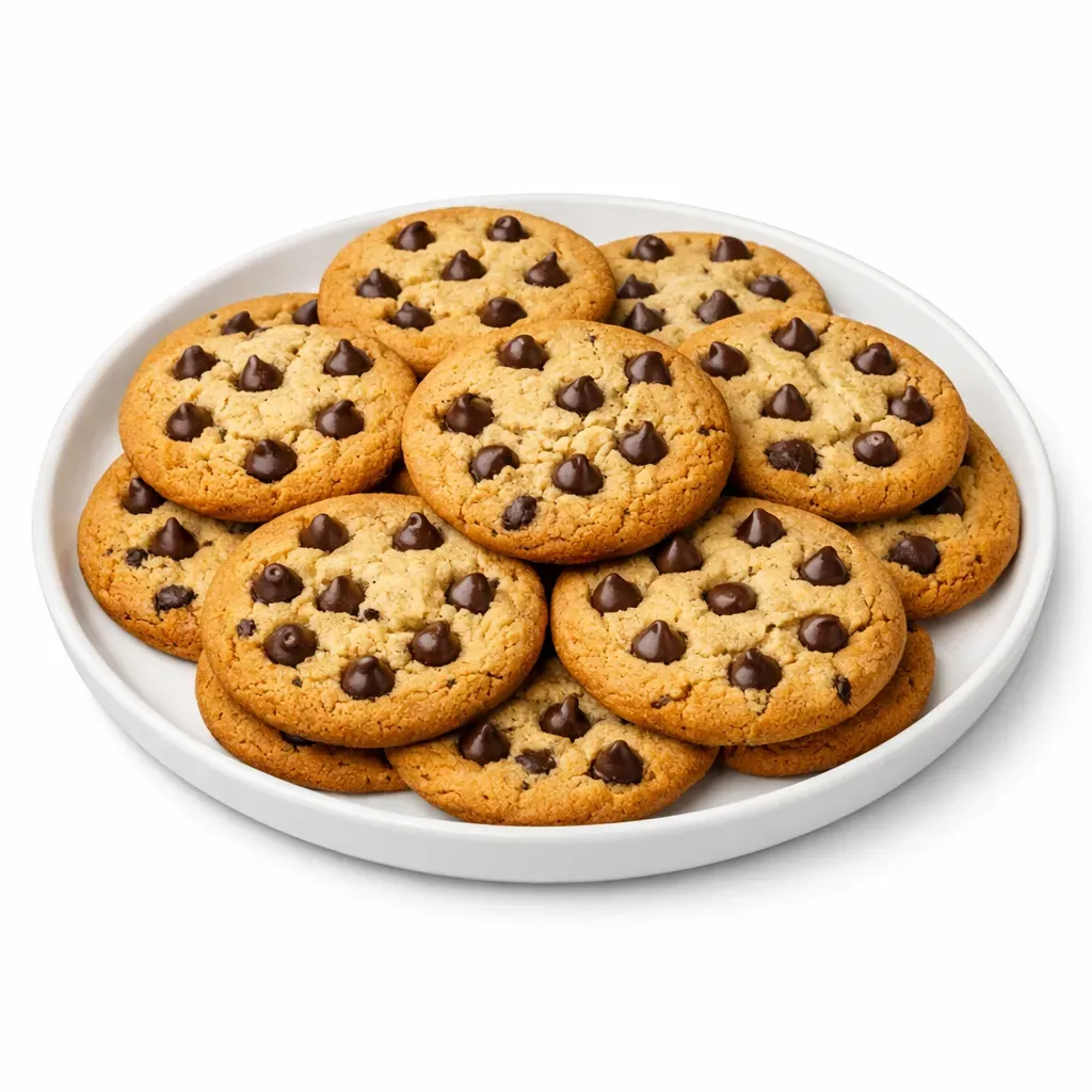 Transform your homemade chocolate chip cookies into professional-looking treats with this simple post-baking technique that ensures perfectly round cookies every time.