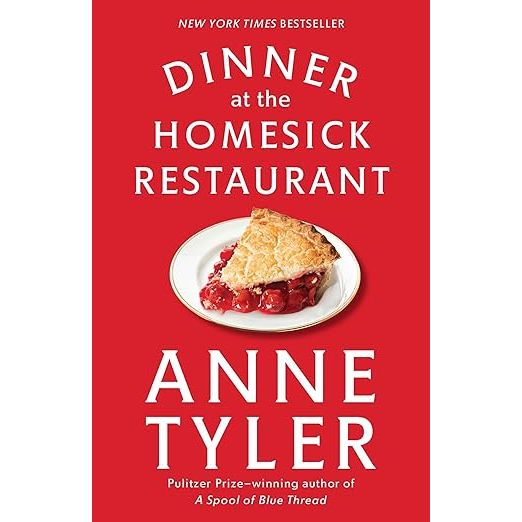 "Dinner at the Homesick Restaurant" is a novel written by Anne Tyler and was published in 1982. The story revolves around the lives of the Tull family and their dysfunctional relationships with one another. The novel is narrated by Pearl Tull, the matriarch of the family, who reflects on her life and the events that shaped her children's lives.