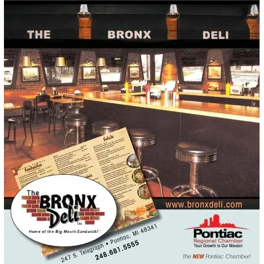 The Bronx Deli brings the sizzle of New York City's iconic sandwich scene to the hearts of locals and visitors alike. As you step through the doors, the atmosphere embraces you with warmth, offering a cozy and friendly space that promises both comfort and tantalizing aromas. Here, culinary craftsmanship meets tradition, with a menu that boasts an impressive array of authentic NYC sandwiches, meticulously constructed to achieve the perfect harmony between succulent meats and fresh, soft bread.

The dedication to quality and flavor is evident in every bite, from the generous and satisfyingly large gluten-free options to the beloved classic combinations. Patrons rave about the establishment's standout dishes, including the robust and mouthwatering brisket sandwich, the robust Cobb salad with hearty portions, and the irresistible garlic fries—a must-try side that will elevate your deli experience.

Service at The Bronx Deli is not just good—it's outstanding. The staff's genuine hospitality shines through, making every customer feel like part of the deli family, whether they're regulars or just discovering this gem for the first time. Complement your meal with their selection of soups, enjoy a refreshing Bloody Mary, or indulge in a decadently delightful chocolate brownie.

When the weekend rolls around and the game is on, The Bronx Deli transforms into a vibrant hub where sports fans can gather, cheer, and bond over expertly crafted sandwiches and the pulsing thrill of competition broadcast on their TVs. No matter the occasion, this delinic ensures that every visit is filled with exceptional eats, amiable company, and a taste of the Big Apple that you won't soon forget. Description by ChatGPT.