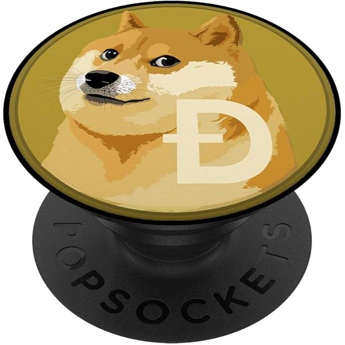 Show off your love for Dogecoin with the Dogecoin Cryptocurrency Token Shiba Inu Doge PopGrip. This trendy accessory is perfect for anyone who is a fan of this popular cryptocurrency. The Shiba Inu Doge design is eye-catching and is sure to spark conversations with fellow Dogecoin enthusiasts.