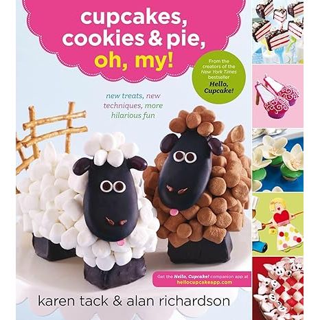 Satisfy your sweet tooth and unleash your baking creativity with Cupcakes, Cookies & Pie, Oh, My!—the must-have cookbook authored by the dynamic duo of Karen Tack and Alan Richardson. This delightful treasure trove is bursting with innovative recipes, guaranteed to enchant both the eye and the palate.