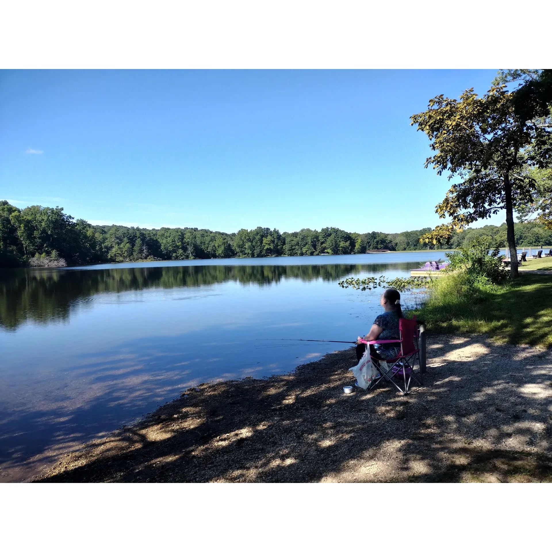 Discover the serene charm of Lake Lincoln Electric Campground, a perfect retreat for outdoor enthusiasts and families seeking a peaceful getaway. Immerse yourself in the tranquil setting of this well-maintained oasis, where the air is filled with the scent of pine and the gentle rustle of leaves. Whether you're RV camping with all the modern conveniences at one of the electrified and water-equipped sites or pitching a tent under the stars, this campground offers a variety of spaces to suit your preferred style of outdoor living.

The campground is situated in a spacious and picturesque landscape, boasting a plethora of amenities to enhance your stay. Dive into outdoor adventures with a nice lake perfect for both swimming and fishing, inviting you to unwind and reconnect with nature. For those who love to explore, the surrounding trails beckon you to discover the beauty of the local flora and fauna, whether on foot or by renting a paddle boat or canoe to navigate the calm waters.

Make memories with family and friends around the fire, as each campsite comes equipped with a fire/grill station and picnic table, allowing for enjoyable outdoor dining experiences. And when the day is done, rest easy knowing that the campground facilities, including restrooms and shower houses, are meticulously cleaned daily to ensure your comfort.

With a respectful one-car-per-site policy, Lake Lincoln Electric Campground ensures a clutter-free and harmonious environment, especially over the weekends, with attentive staff maintaining order and security for all guests. Enjoy the added convenience of a dual-bay dump station, catering to your RV needs without any hassle.

For history buffs, the campground is also a gateway to the historical treasures within Lincoln State Park, offering an enriching exploration of the memorial site of Lincoln. And while the setting prioritizes a chance to disconnect from daily stresses, patrons will find that cell phone service is accessible for most major carriers, providing that necessary link to the outside world when needed.

Lake Lincoln Electric Campground is more than just a place to stay—it's an experience steeped in tranquility, nature, and impeccable upkeep, promising an idyllic outdoor vacation that beckons you back, time and time again. Description by ChatGPT.