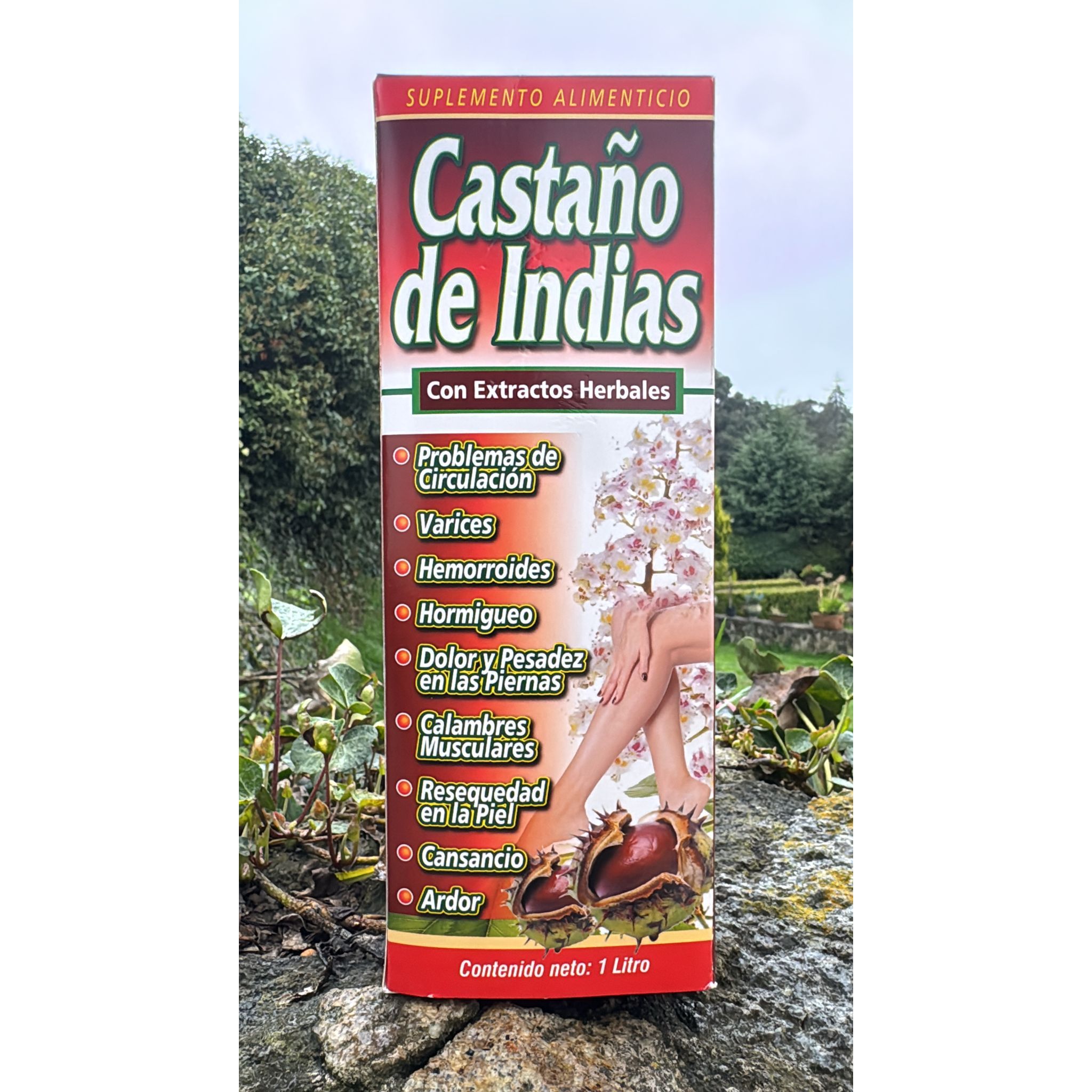 Discover the power of our Horse Chestnut Food Supplement, a natural formula specially designed to support the health of your veins and improve blood circulation. Ideal for those who face problems with varicose veins, varicose ulcers, thrombosis and hemorrhoids, this supplement is your ally to recover the aesthetics and well-being of your legs.