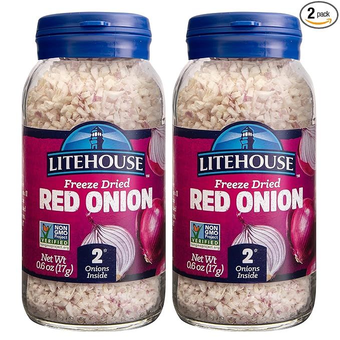 Ideal for enhancing the flavor profile of soups, stews, salads, and more, the Litehouse Freeze Dried Red Onion can significantly cut down on prep time. Its long shelf life also makes it a perfect pantry staple for those looking to have key ingredients on hand at all times. The product comes in a convenient 2-pack, ensuring you have a sufficient supply for multiple cooking occasions.