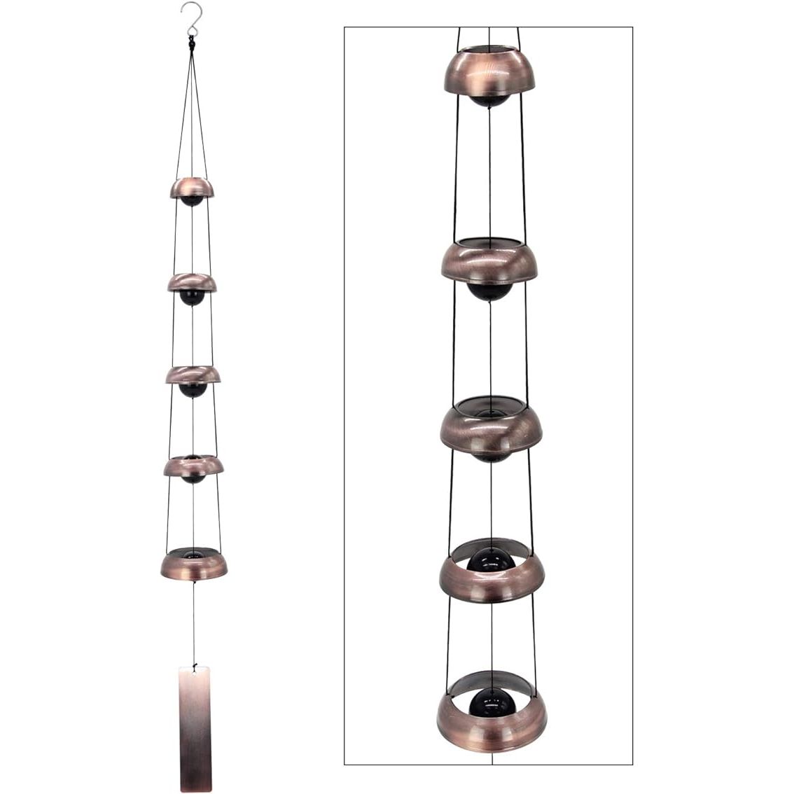 Bell wind chimes are a beautiful and calming addition to any outdoor space. The gentle tinkling sound created by the bells can create a soothing atmosphere and bring a sense of peace and tranquility. These wind chimes are often crafted from high-quality materials such as copper or aluminum for durability and a pleasant sound quality.