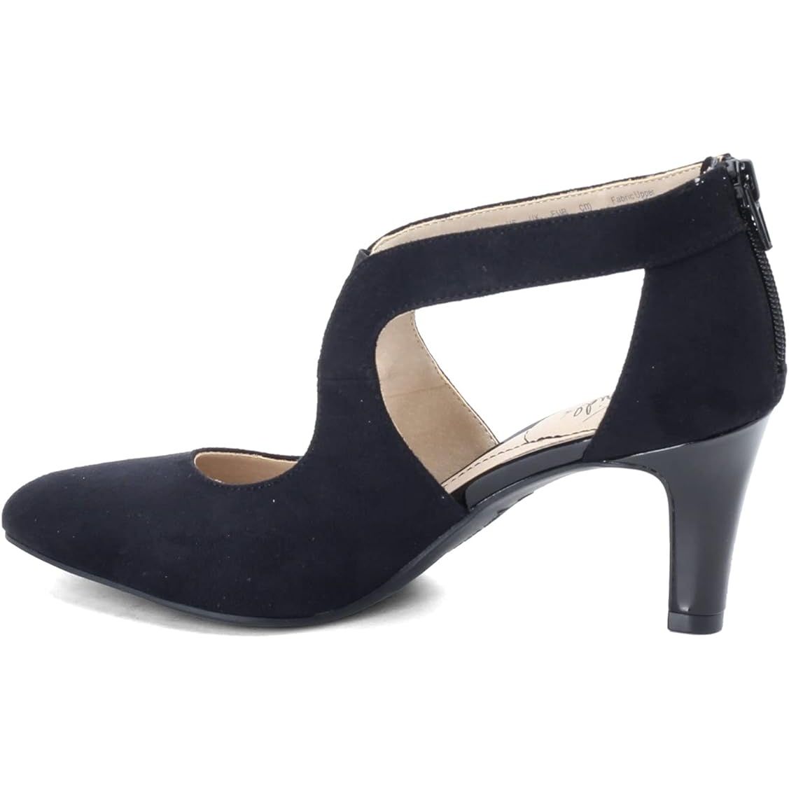 The Lifestride Women's Giovanna 2 is a stylish and comfortable dress pump designed for women. It features a classic round toe silhouette with a 2.5-inch heel, making it ideal for both professional settings and special occasions. The shoe is made with a soft fabric upper and a cushioned insole, providing all-day comfort and support.