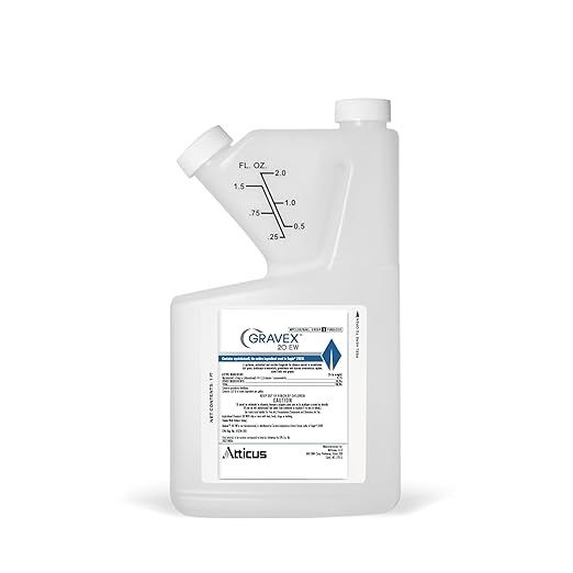 Gravex 20 EW is a systemic fungicide produced by Atticus that contains 20% myclobutanil as its active ingredient. This fungicide offers broad-spectrum control against a variety of fungal diseases in lawns, landscapes, and greenhouses. Gravex 20 EW, which comes in a 16 oz bottle, is formulated to be water-based and is easy to mix and apply.