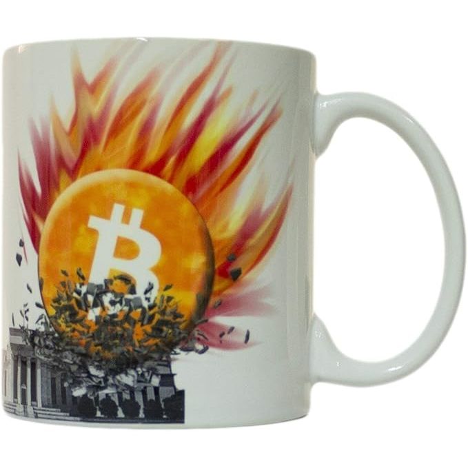 This coffee mug is the ultimate accessory for any Bitcoin fan, with its high-quality print that will never fade or chip. Whether you're a seasoned Bitcoin investor or just starting to learn more about cryptocurrency, this mug is a must-have addition to your collection. Join the Bitcoin movement and show off your support with this exclusive Linda's Gifts item. Description by ChatGPT.