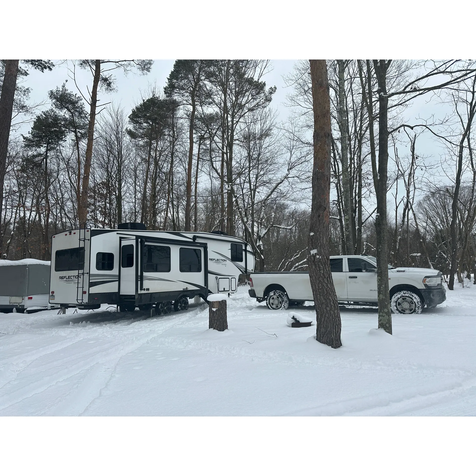 Shadyside Campground offers a serene and tranquil retreat for campers seeking a peaceful getaway. It is well-loved for its quiet and small-scale setting, ensuring a cozy atmosphere that residents appreciate. One of the campground's most revered attributes is the amazing and accommodating owner, Lenny, who is known for going the extra mile to make guests feel comfortable, even providing special arrangements when needed.

People who have visited Shadyside Campground commend its peaceful ambiance, with an emphasis on a mature clientele that values privacy and tranquility. The sense of community is subtle, with each guest finding their own space to relax and enjoy the surroundings.

The campground is characterized by the charm of its natural setting, surrounded by beautiful woods and an array of trees that create an enchanting backdrop for both daytime exploration and nighttime stargazing. It's a perfect spot for those looking to disconnect from the hustle of daily life and reconnect with nature.

Whether visiting for work, leisure, or a harmonious combination of both, Shadyside Campground has become a favored destination for individuals who plan to return time and again. With its lovely environment and the exceptional hospitality of its owner, it stands out as a delightful place to camp and create lasting memories. Description by ChatGPT.