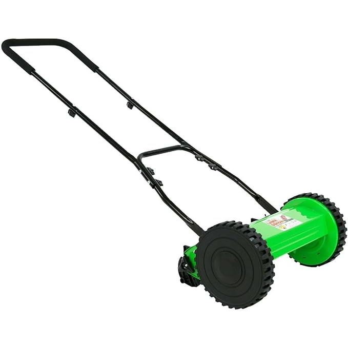 The DS1200LD 5-Blade Height Adjusting Push Reel Mower is a manual lawn mower designed for cutting grass with precision and ease. It features a 5-blade system that provides a clean and even cut, leaving your lawn looking well-groomed. The height adjusting mechanism allows you to easily raise or lower the cutting height to suit your lawn's needs.